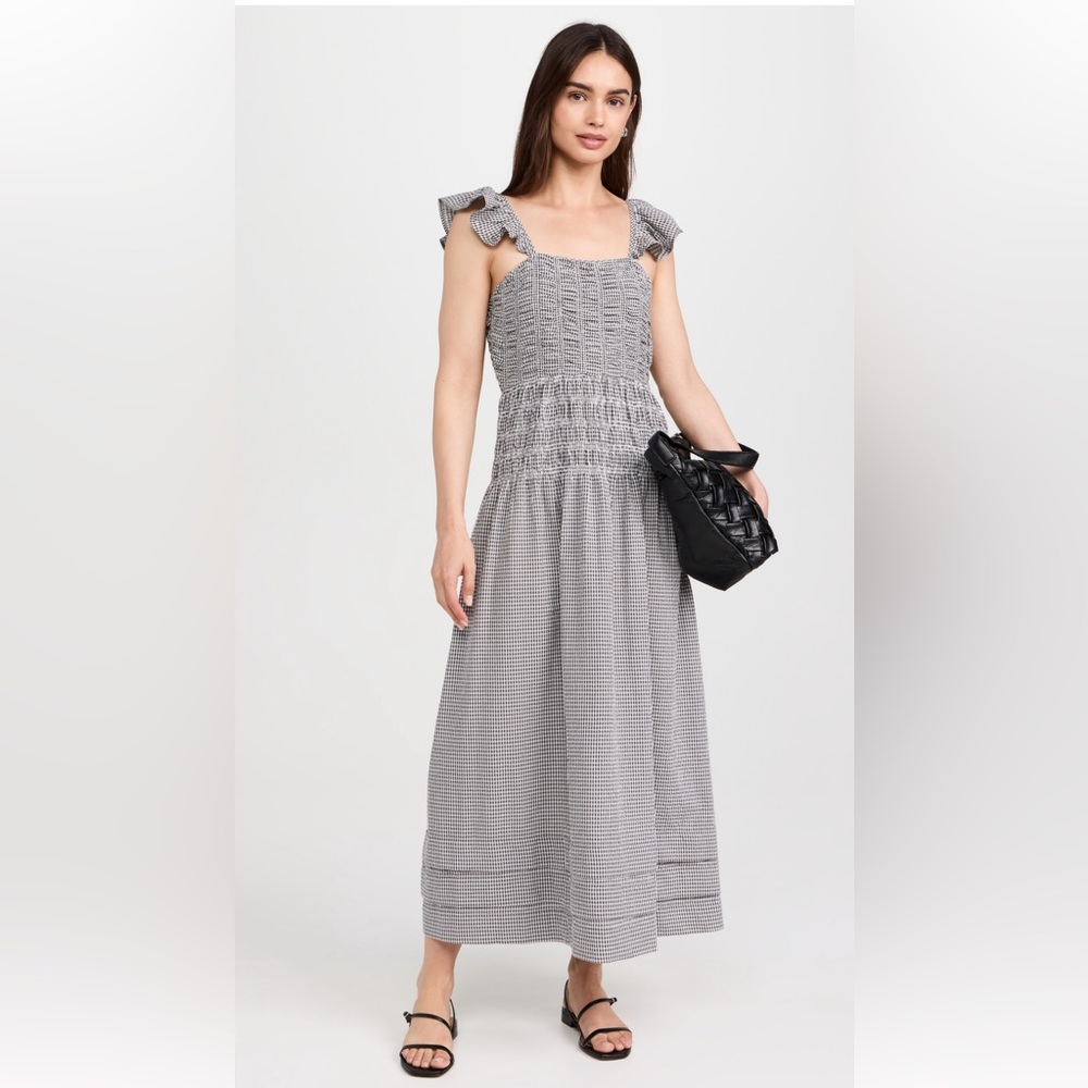 SAYLOR Adalene Gingham Midi Dress